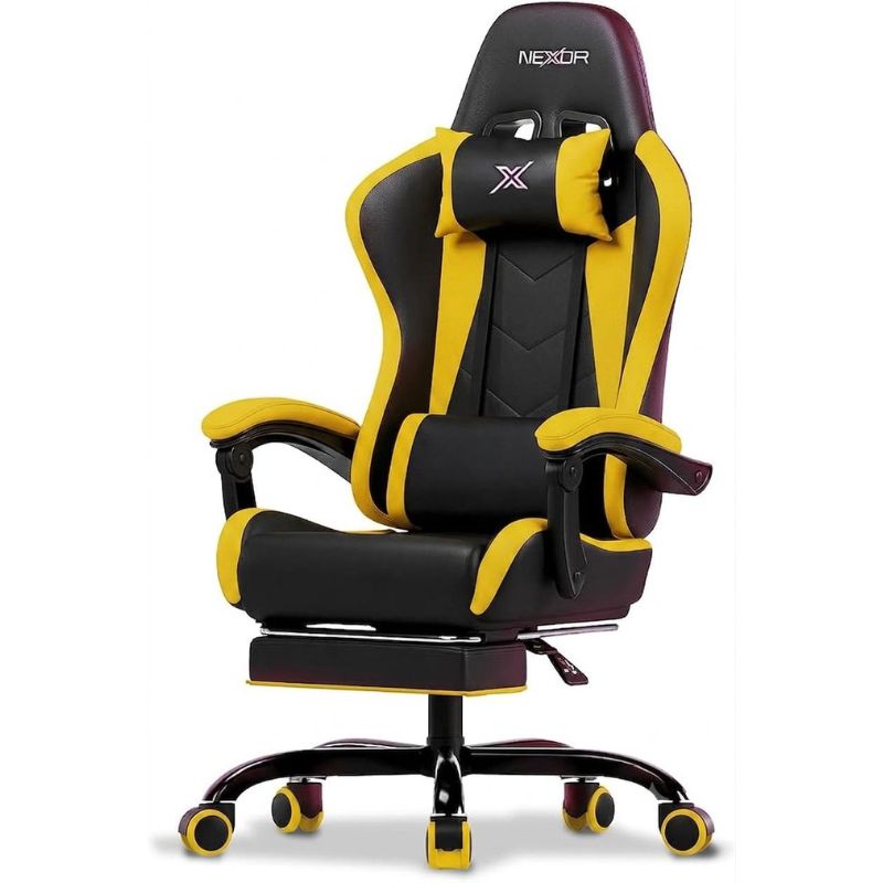 כיסא גיימינג ארגונומי נקסור NEXOR Ergonomic Gaming Chair כולל הדום נשלף צבע ירוק Green כיסא גיימינג ארגונומי נקסור NEXOR Ergonomic Gaming Chair כולל הדום נשלף צבע ירוק Green